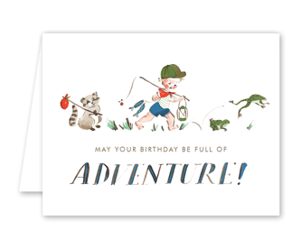 Adventure Boy Birthday Greeting Card