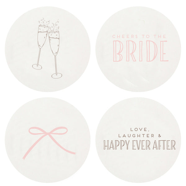 Bride Letterpress Coasters