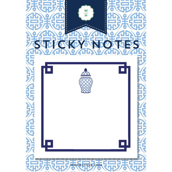 Geometric Jar Sticky Notes