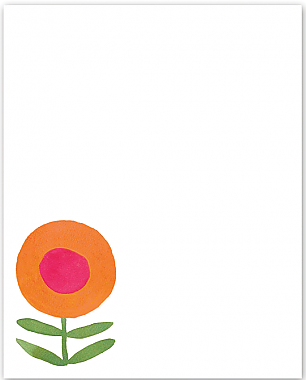 Flower Mini Notepad